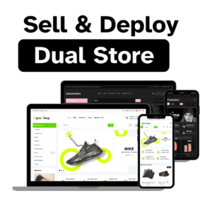 Twin Template Ecommerce Pack :  2 Template + Full Setup Guides